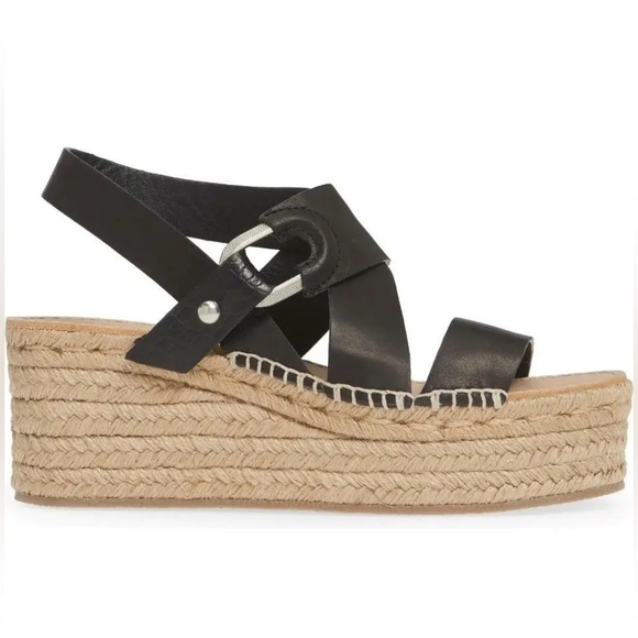 Rag & Bone August Espadrille in suede upper & leather lining sandals Sz-9.5. D - Picture 11 of 14